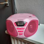 Roze kinder radio, Ophalen of Verzenden, Zo goed als nieuw, Draagbaar