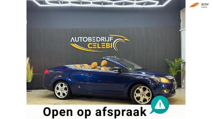 Ford Focus Coupé-Cabriolet 2.0 Titanium 2010 BLAUW AUT|LEDE, Auto's, Ford, Bedrijf, Te koop, Focus, ABS, Airbags, Airconditioning