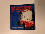 Agressor Towards Beyond metal rock logo patch embleem, Nieuw, Kleding, Verzenden