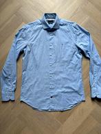 Tommy Hilfiger overhemd maat s/m slim fit, Blauw, Tommy Hilfiger, Zo goed als nieuw, Halswijdte 39/40 (M)
