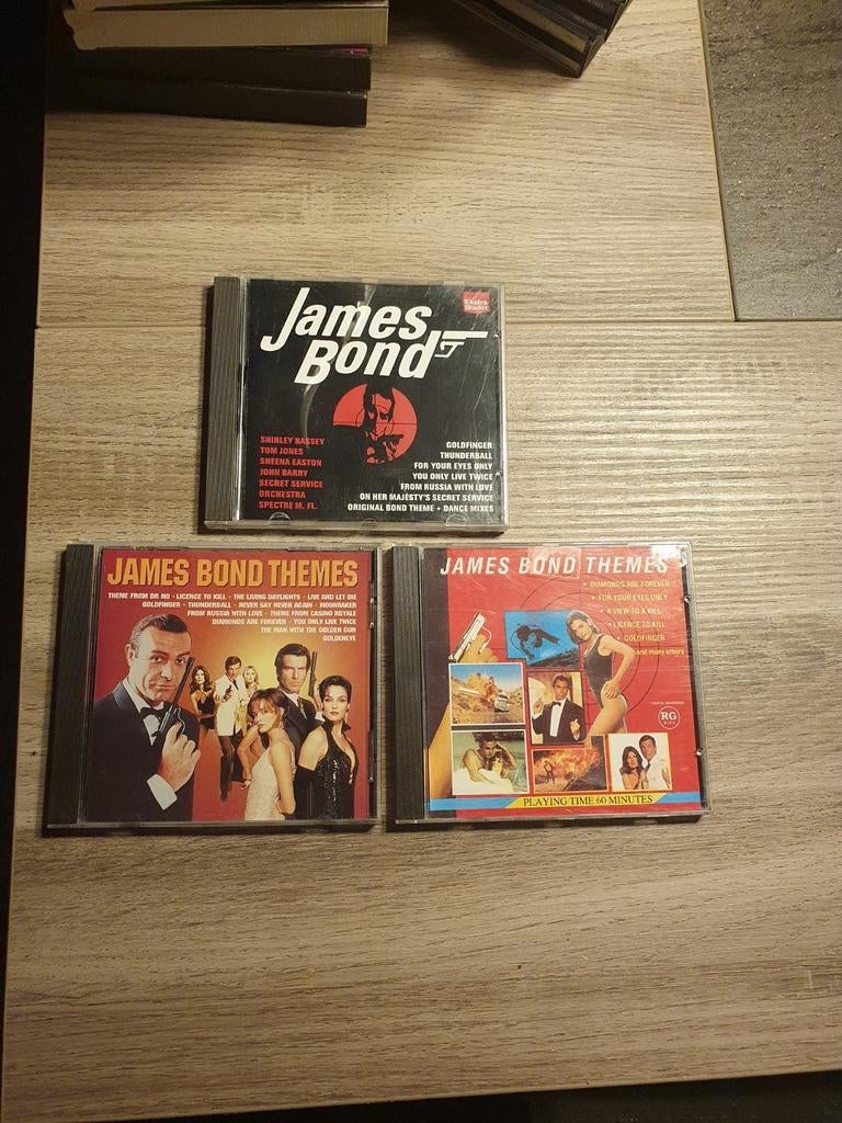 3x cd james bond, Cd's en Dvd's, Cd's | Filmmuziek en Soundtracks, Ophalen of Verzenden, Zo goed als nieuw
