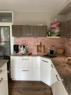 Prachtige moderne witte hoogglans keuken + GEDEMONTEERD, Wit, Ophalen of Verzenden, Zo goed als nieuw, Composiet