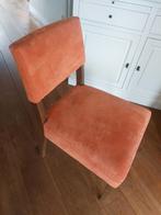 Gratis Oranje Eetkamerstoelen - Set van 4, Huis en Inrichting, Ophalen, Hout, Gebruikt, Overige kleuren