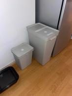 IKEA Bins - 60L & 35L, Huis en Inrichting, Woonaccessoires | Prullenbakken, Kunststof, Gebruikt, 50 tot 75 cm, 40 liter of meer