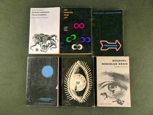 6x Science Fiction boeken van Zwarte Beertjes (1966-1971), Boeken, Science fiction, Gelezen, Ophalen of Verzenden