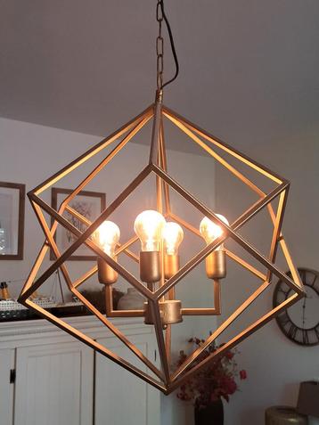 Moderne kroonluchter goud Light & Living DRIZELLA 4L large. beschikbaar voor biedingen