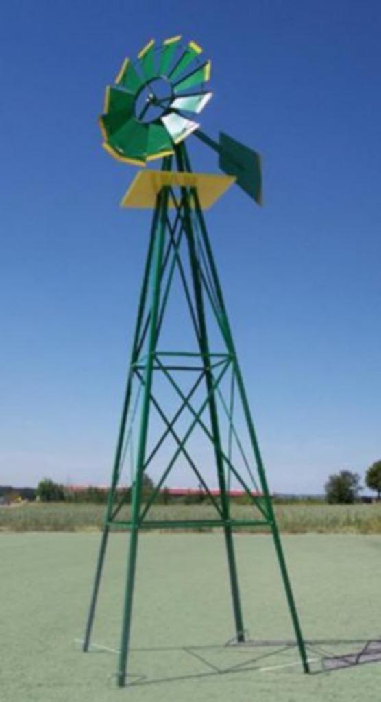 Uniek Grote USA-Design Windmolen Kogelgelagerd! 2.50m Groen, Tuin en Terras, Windwijzers en Windmolens, Nieuw, Ophalen of Verzenden