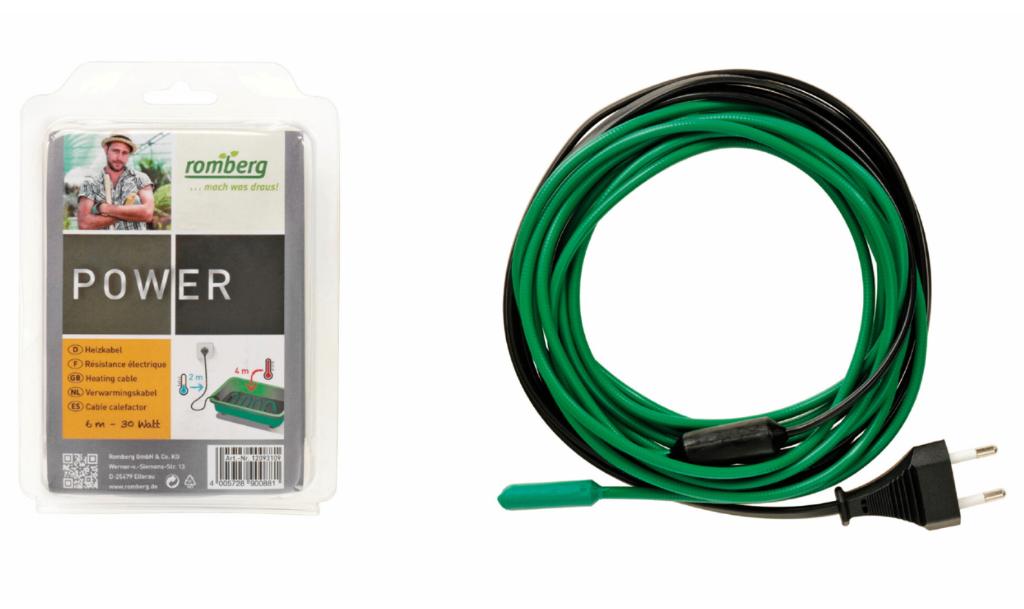 Romberg verwarmingskabel voor tuin, tuinkas, serre -  6 mtr, Tuin en Terras, Overige Tuin en Terras, Nieuw, Verzenden
