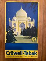 Reclamebord Cruwell-Tabak, Ophalen of Verzenden, Gebruikt, Reclamebord