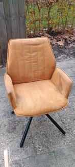 2x Comfortabele eetkamerstoel  met draaivoet, Huis en Inrichting, Fauteuils, Gebruikt, Minder dan 75 cm, Ophalen of Verzenden