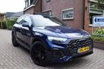Audi Q5 50TFSI e S edition AUTOM/PANO DAK/ADAP CRUISE/TREKH/, Gebruikt, Blauw, Leder en Stof, Plug-in hybride