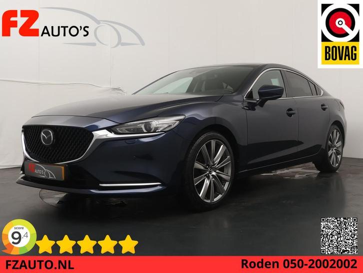 Mazda 6 2.0 SkyActiv-G 165 Comfort - Automaat - Navigatie -, Auto's, Mazda, Bedrijf, Te koop, 360° camera, ABS, Achteruitrijcamera
