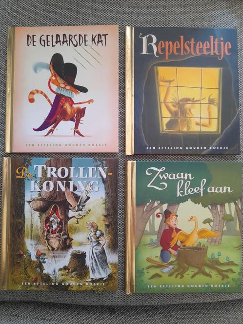 4 gouden efteling boekjes, Boeken, Sprookjes en Fabels, Zo goed als nieuw, Ophalen of Verzenden
