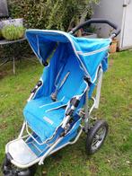 Koelstra kinderwagen 3 grote wielen lichtblauw, Kinderen en Baby's, Buggy's, Voetenzak, Zo goed als nieuw, Koelstra, Ophalen