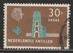 Antillen 1958 283 Aruba 30c, Gest, Postzegels en Munten, Postzegels | Nederlandse Antillen en Aruba, Ophalen of Verzenden, Gestempeld