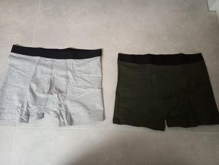 Nieuw! Onderbroeken boxers grijs en groen maat M, Kleding | Heren, Ondergoed, Boxer, Grijs, Ophalen of Verzenden
