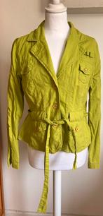 Leuk groen jasje/colbert linnen/katoen maat 38 van Promiss, Ophalen of Verzenden, Zo goed als nieuw