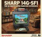 Sharp SF1 Super Famicom TV Topconditie + Fernbedienung, Spelcomputers en Games, Spelcomputers | Nintendo Super NES, Ophalen, Zo goed als nieuw