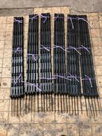 Zwarte prikpalen afrastering palen 106 cm hoog 30 stuks, Ophalen, Zo goed als nieuw, Minder dan 10 meter, Overige typen