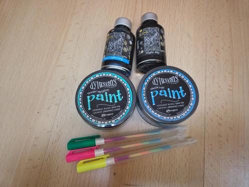 Diamine vulpen Inkt met shimmers, verf van Dylusions en dive, Diversen, Schrijfwaren, Nieuw, Ophalen of Verzenden
