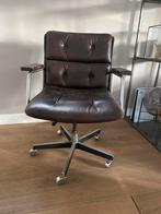 Vintage Bruine Bureaustoel, Huis en Inrichting, Bureaustoelen, Ophalen of Verzenden, Gebruikt, Bruin, Bureaustoel