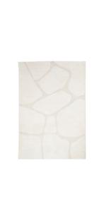 Vloerkleed Elio stenen creme 160x230 cm, Ophalen, 150 tot 200 cm, Crème, Rechthoekig