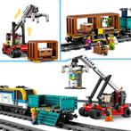 Lego trein 60336: 2 goederenwagons + verreiker (Nieuw!!!), Ophalen of Verzenden, Nieuw, Complete set