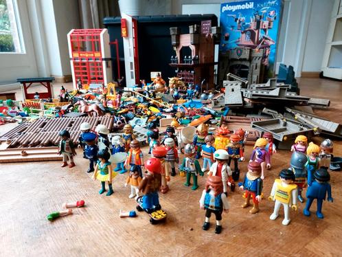 grote partij Playmobil, Kinderen en Baby's, Speelgoed | Bouwstenen, Gebruikt, Overige merken, Ophalen of Verzenden