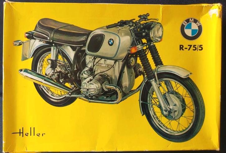 Heller BMW R-75/5 Modelbouwdoos, Hobby en Vrije tijd, Modelbouw | Auto's en Voertuigen, Gebruikt, Auto, 1:32 tot 1:50, Heller