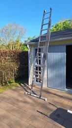 Aluminium Ladder, Doe-het-zelf en Verbouw, Ladders en Trappen, Ophalen, Gebruikt, Ladder, Opvouwbaar of Inschuifbaar