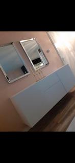 Ikea Besta Dressoir Kast met Melkwit Glasplaat, Ophalen, Gebruikt