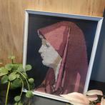 Borduurwerk Schilderij Fabiola - 29.5x23.5 cm, Overige materialen, Minder dan 50 cm, Gebruikt, Ophalen of Verzenden