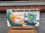 DELUXOL olie oud reclamebord, Verzamelen, Merken en Reclamevoorwerpen, Reclamebord, Gebruikt, ., Ophalen of Verzenden