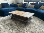 Industriële Steenschot Salontafel, Ophalen, Gebruikt, 50 tot 100 cm, Minder dan 50 cm