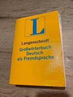 Langenscheidt Großwörterbuch Deutsch als Fremdsprache, Boeken, Woordenboeken, Overige uitgevers, Ophalen of Verzenden, Zo goed als nieuw