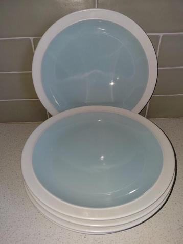 Servies: Dinerbord blauw beschikbaar voor biedingen