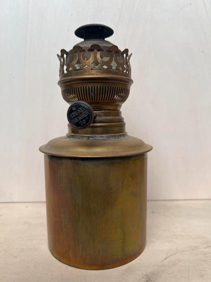 Antieke Ideal Brenner 20 Petroleumlamp in perfecte staat, Antiek en Kunst, Antiek | Lampen, Ophalen of Verzenden