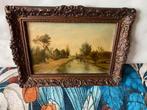Polderlandschap, Bijvank 1947, Antiek en Kunst, Ophalen of Verzenden