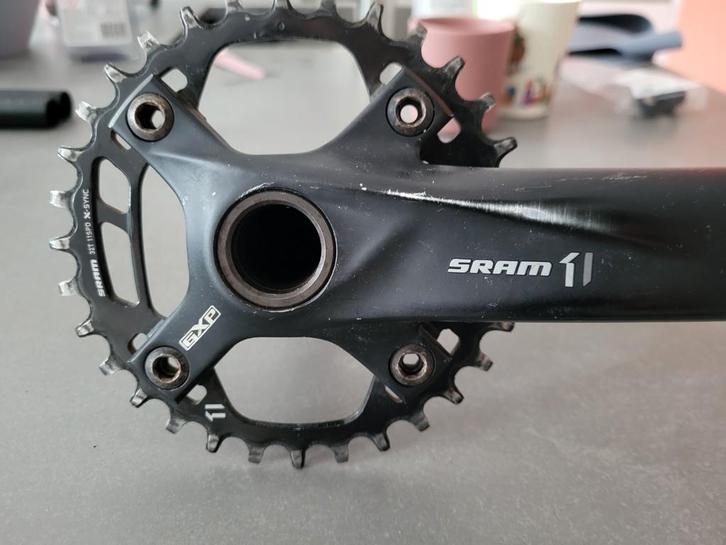 SRAM 11 GXP Crankstel 175mm 32T, Fietsen en Brommers, Fietsonderdelen, Gebruikt, Mountainbike, Crankstel of Pedalen, Ophalen of Verzenden