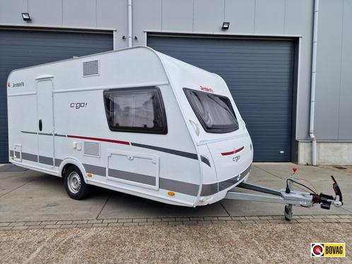 Dethleffs C'Go 430 QS incl Bovag beurt/garantie, Caravans en Kamperen, Caravans, Bedrijf, tot en met 4, 1000 - 1250 kg, Treinzit