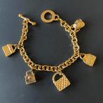 Tassen bedel armband, Gebruikt, Staal, Verzenden, Met bedels of kralen