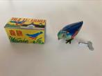Blikken vogel Blue bird, opdraaibaar, Antiek en Kunst, Ophalen of Verzenden