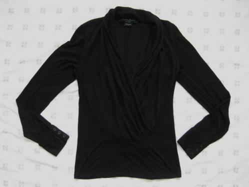 Guess by Marciano zwarte blouse, overslag maat S, Kleding | Dames, Blouses en Tunieken, Zo goed als nieuw, Maat 36 (S), Zwart