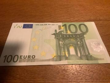 100 euro biljet 2002 beschikbaar voor biedingen