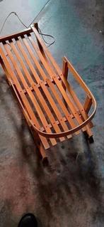 Slee met rug leuning, Ophalen of Verzenden, Rugleuning, Gebruikt, Hout
