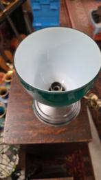 Art deco glazen tafellamp € 75, Ophalen of Verzenden