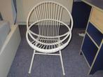 rotan stoeltje, Huis en Inrichting, Stoelen, Ophalen, Gebruikt, Wit, Riet of Rotan