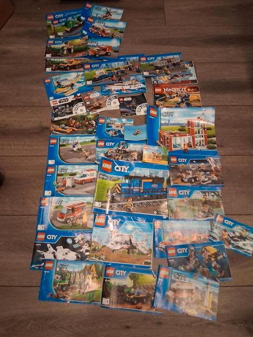Partij Lego Instructieboekjes - City, Ninjago, Classic, Kinderen en Baby's, Speelgoed | Duplo en Lego, Gebruikt, Lego, Losse stenen