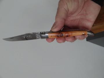 Nieuw Laguiole zakmes, jeneverbes heft, artisanaal gemaakt beschikbaar voor biedingen