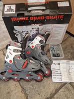 Nijdam junior inline quad skates verstelbaar maat 30-33, Overige merken, Ophalen of Verzenden, Inline skates 4 wielen, Verstelbaar
